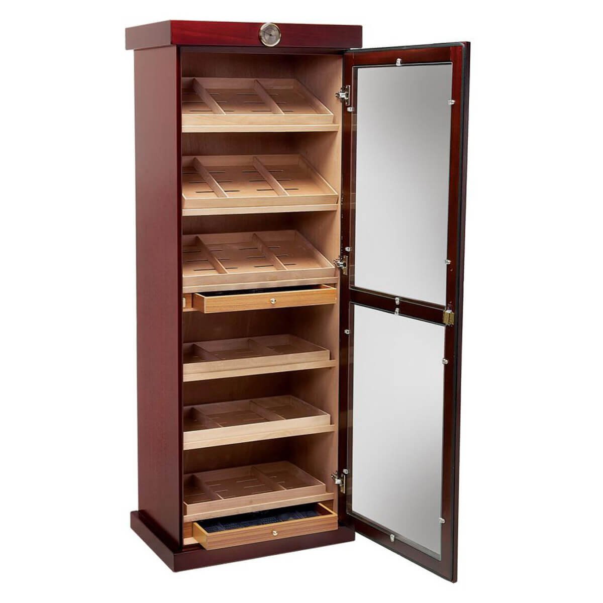 Cigar Humidor-Cabinet matt finish and glass