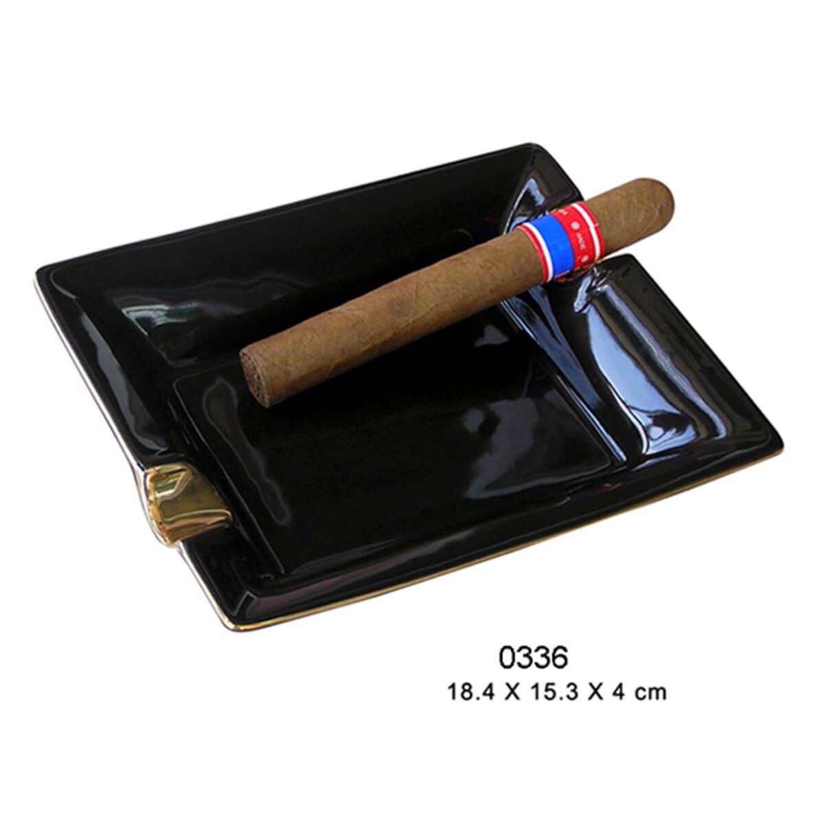 0336 Ceramic Cigar Ashtray 2