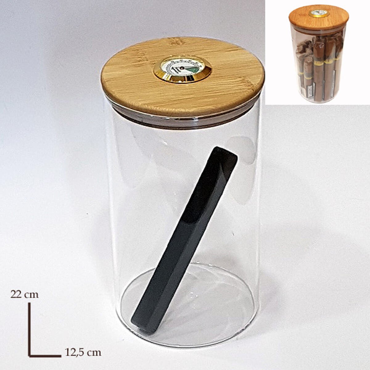 Glass Jar Humidor
