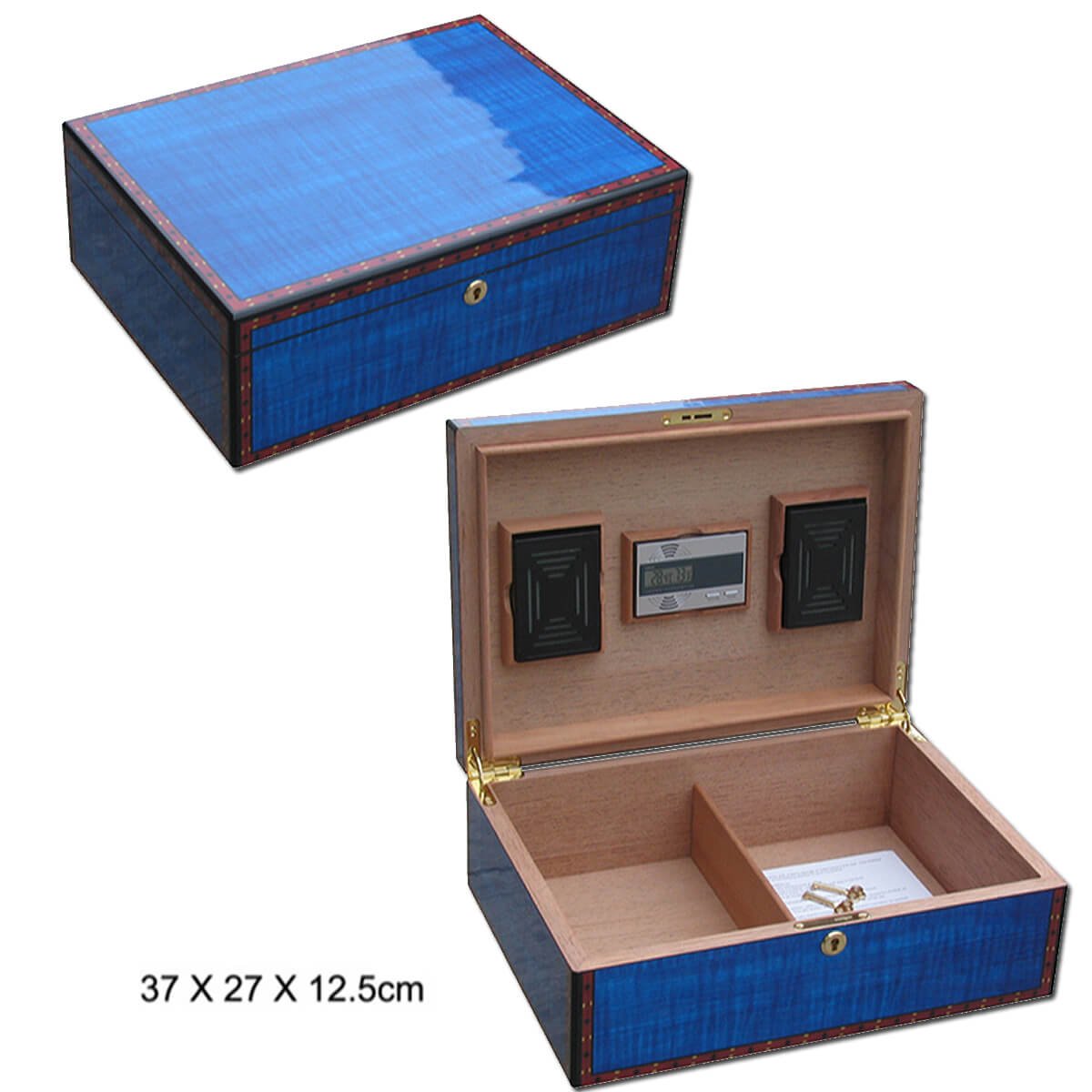 Cigar Humidor Sky Blue