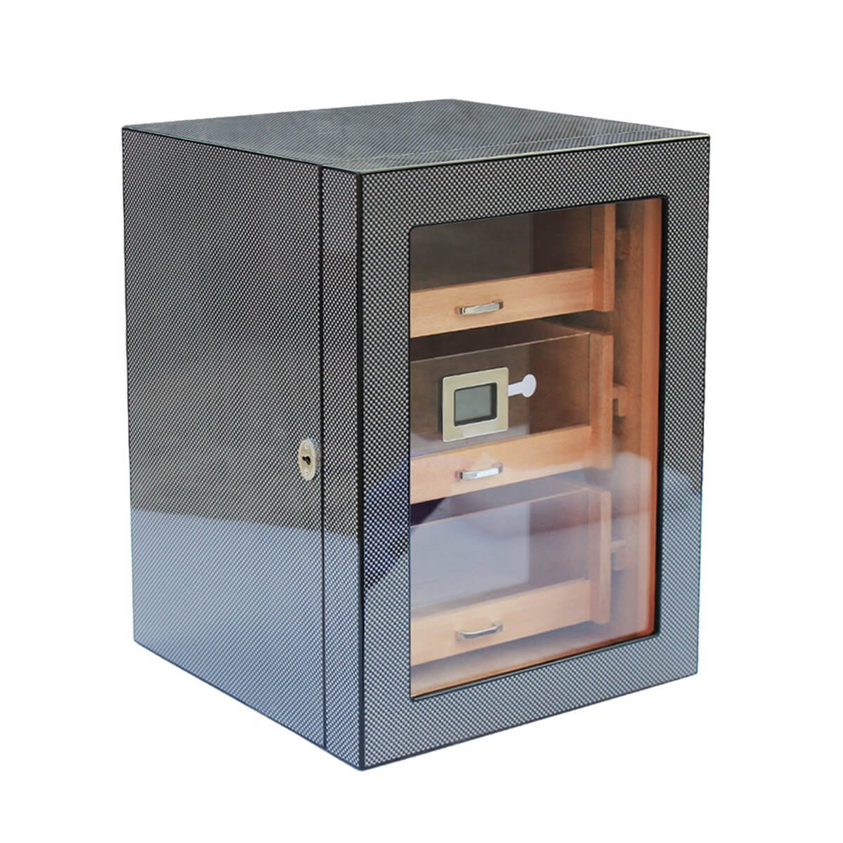 Humidor Carbon 3 drawers