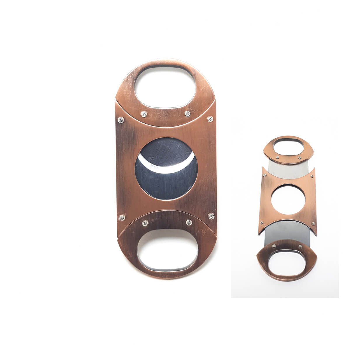 Metal Guillotine Cigar Cutter Pink
