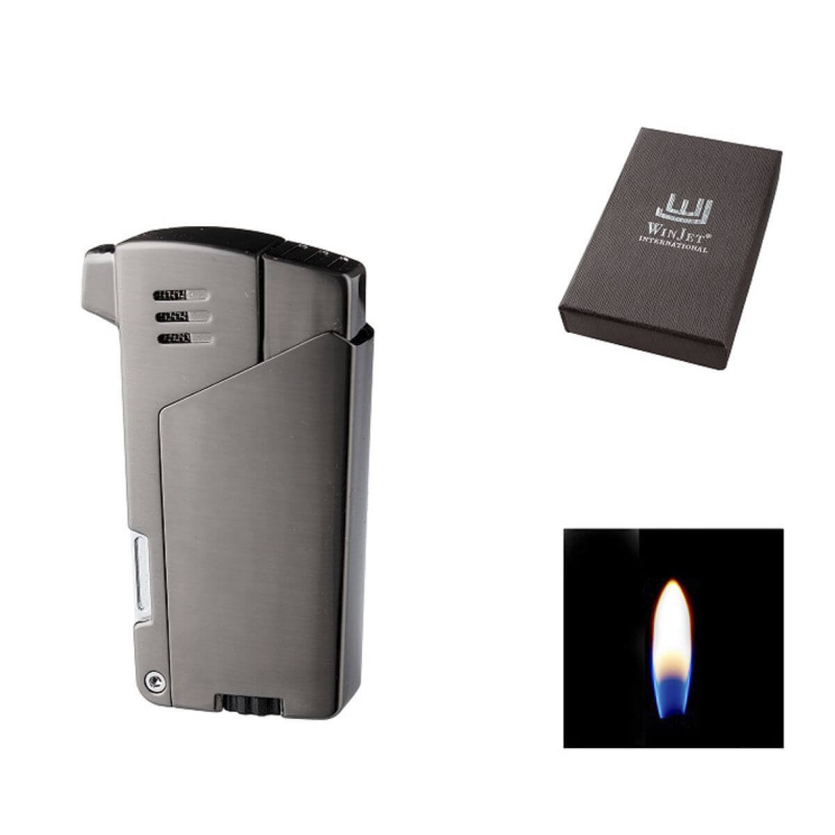 Winjet Lighter Pipe Black Nickel