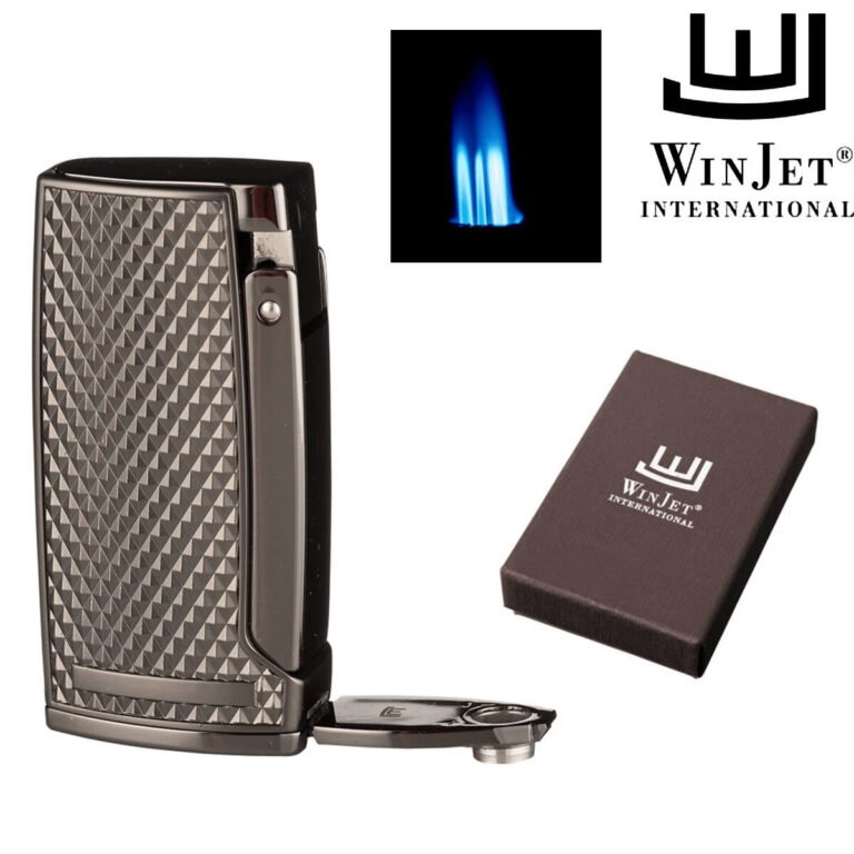 Winjet Lighter 3xJet Grey With Punch