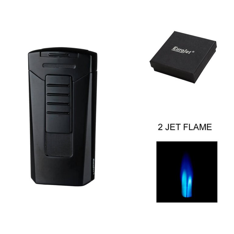 Eurojet Cigar Lighter 2xJet Race Black