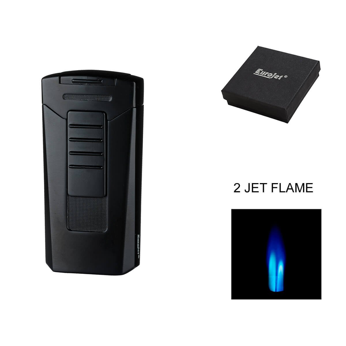 Eurojet Cigar Lighter 2xJet Race Black