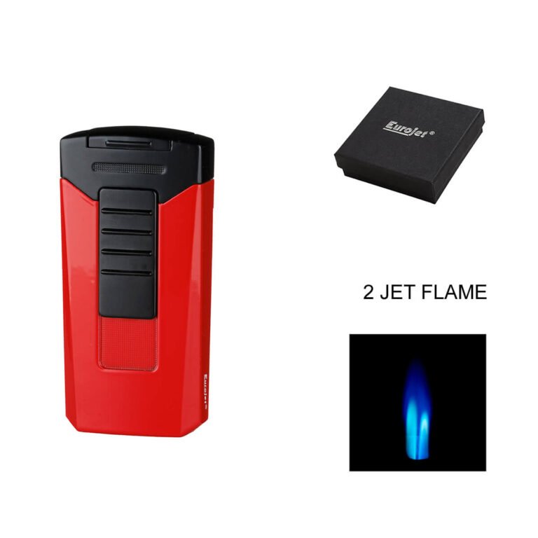 Eurojet Cigar Lighter 2xJet Race Red