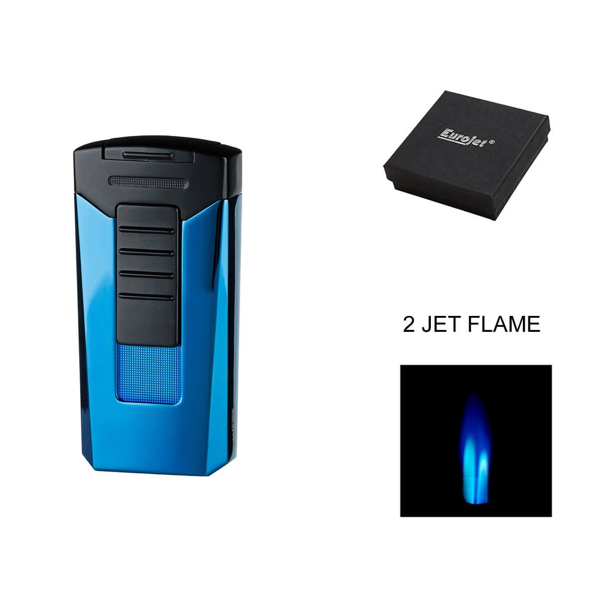 Eurojet Cigar Lighter 2xJet Race Icy Blue