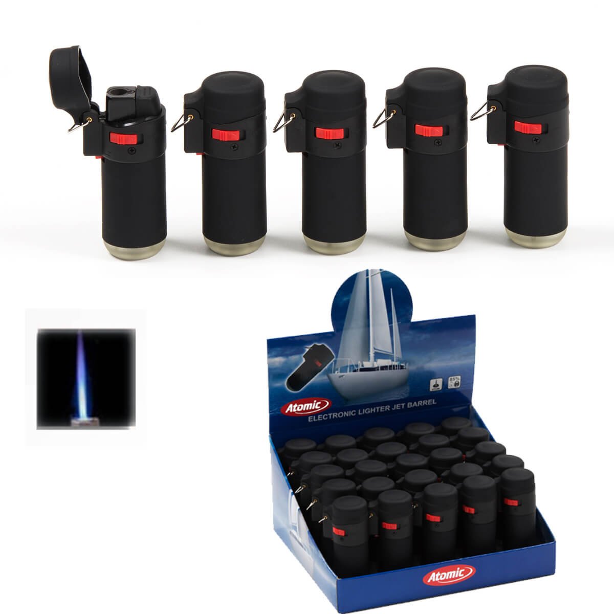Atomic Lighter 1x Jet Black