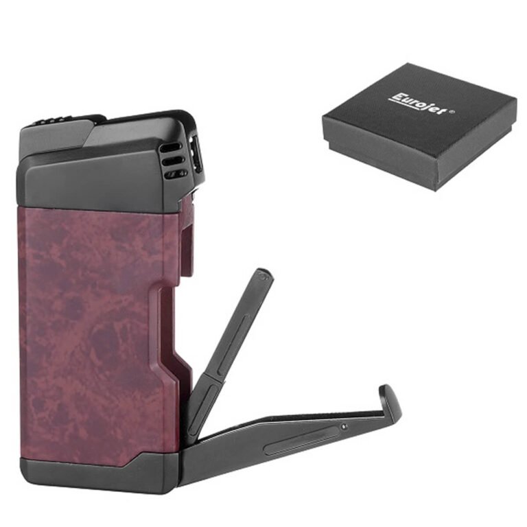 Eurojet Pipe Lighter piezo brown-black