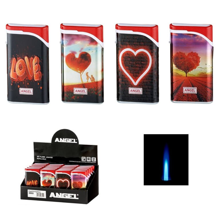 Display Angel Lighter Hearts 1x Jet 4 designs