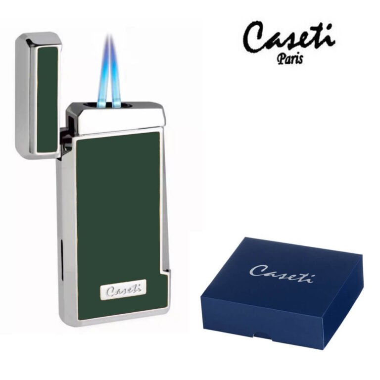 Caseti Lighter 2xJet Flame Green