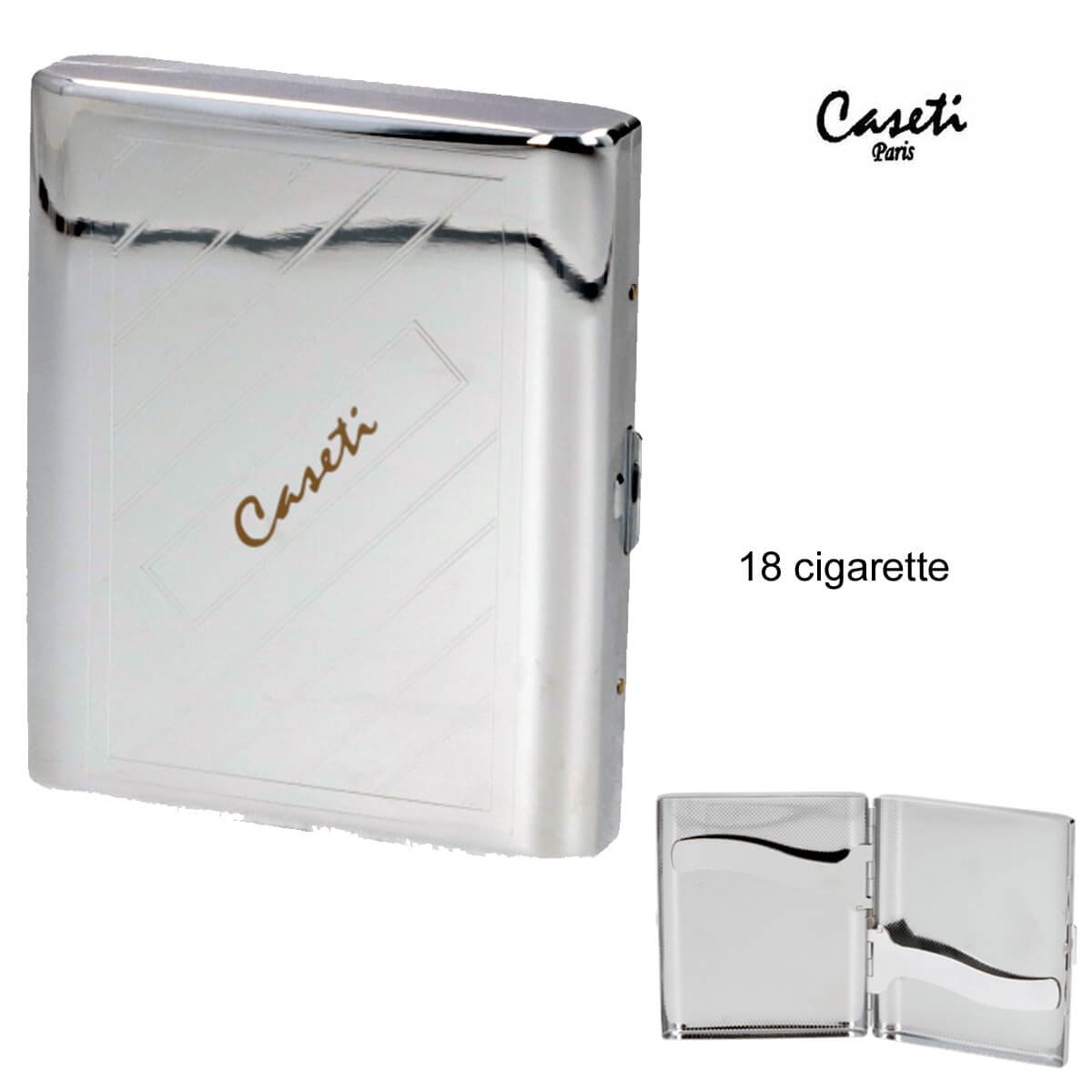 Caseti Cigarette case with Clip