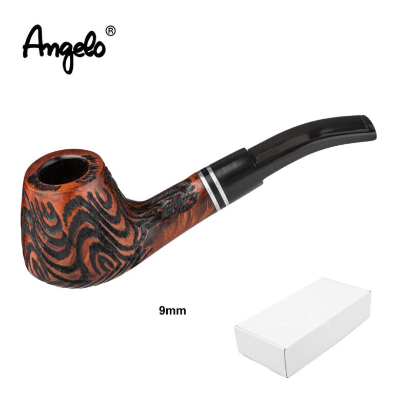 Angelo Smoking Pipe black-brown 9mm