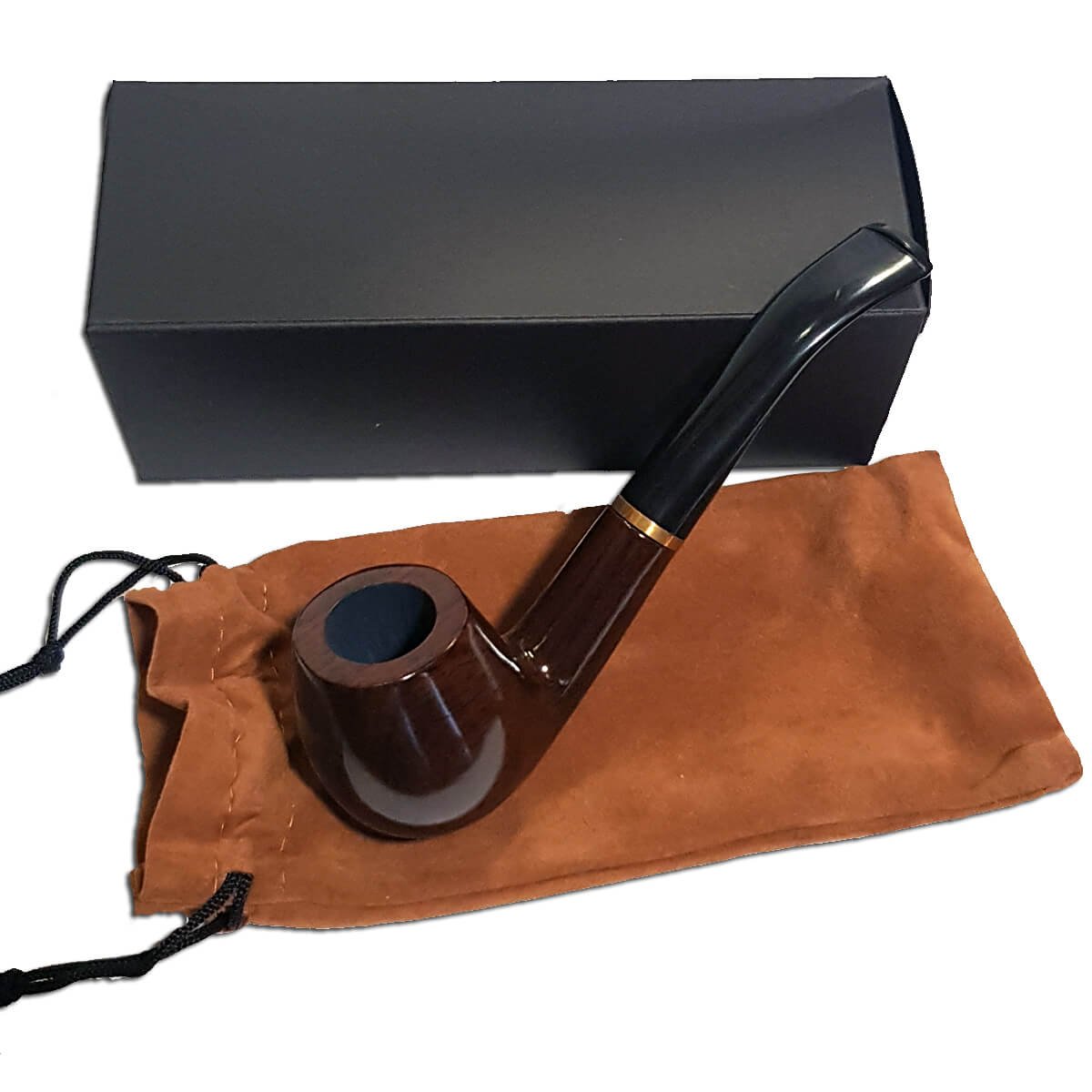 Smoking Pipe black-brown 8mm