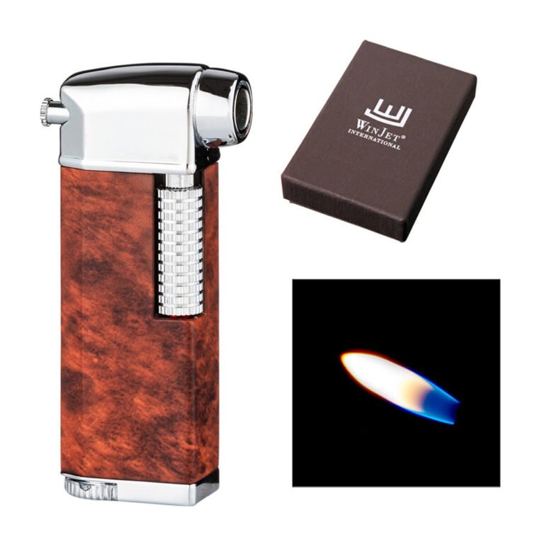 Winjet Lighter Pipe Dark Brown Marble