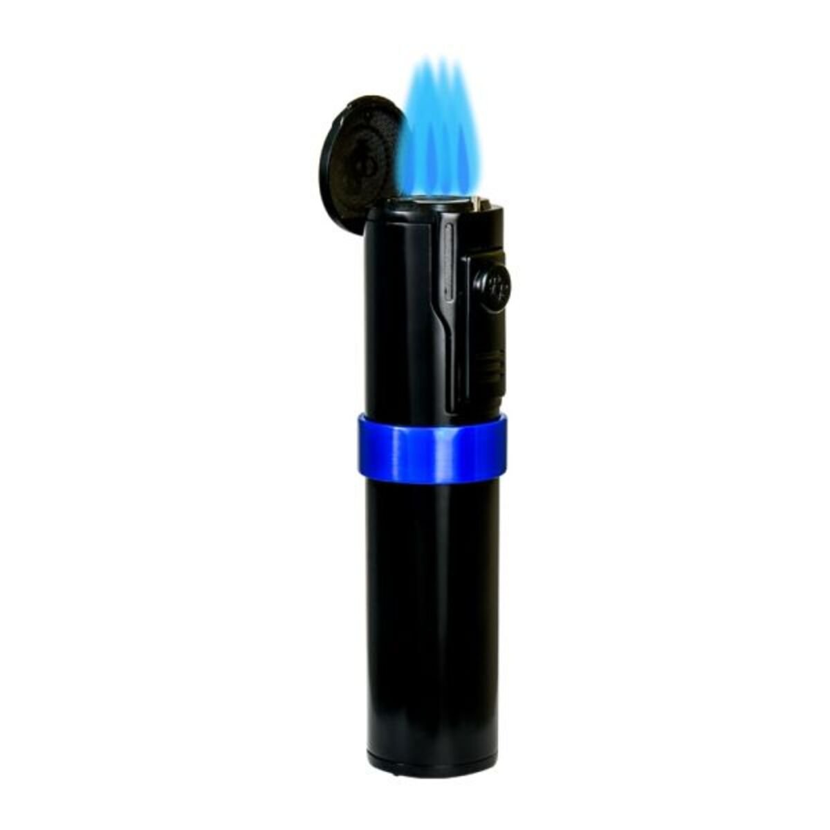 Rocky Patel Diplomat II Cigar Lighter 5xJet Black-Blue & Punch