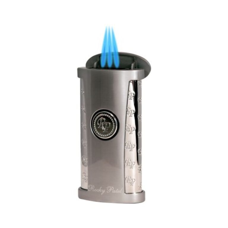 Rocky Patel OneTouch Cigar Lighter 3xJet Chrome