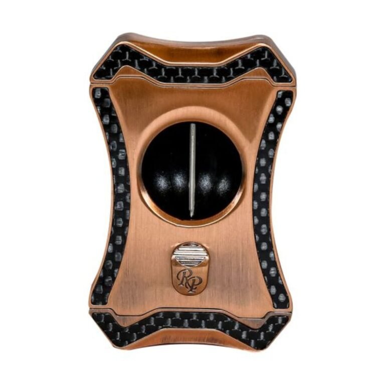 RP-3300018 Cigar Cutter Viper Rocky Patel V-Cut Carbon Copper- Black