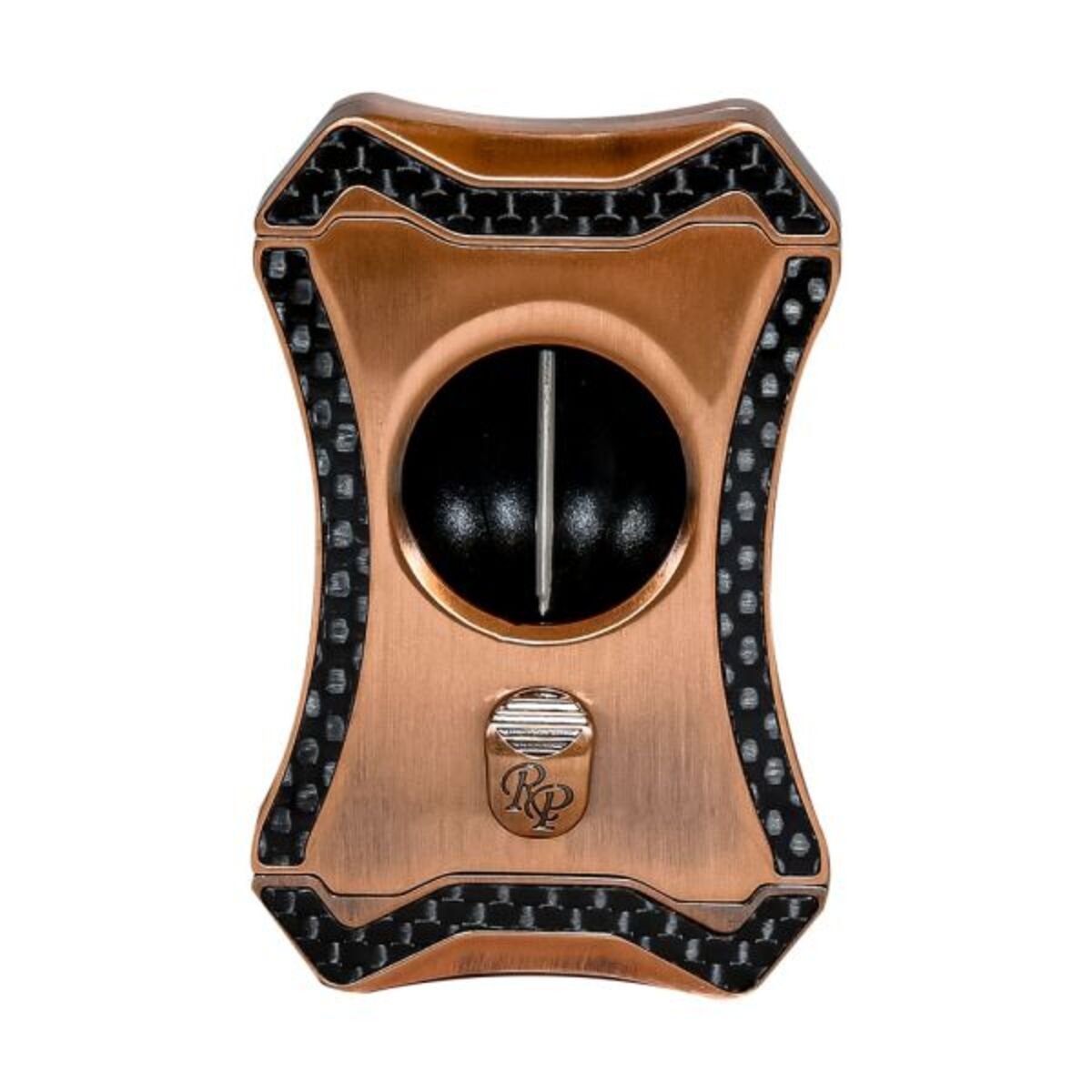 RP-3300018 Cigar Cutter Viper Rocky Patel V-Cut Carbon Copper- Black