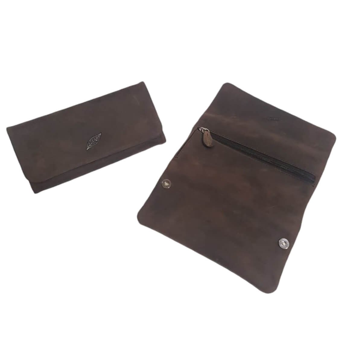 Leather Tobacco Pouch Brown