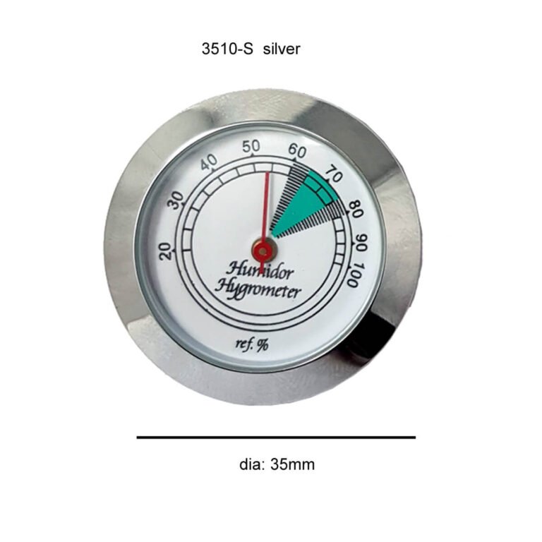 Analog Hygrometer with glass