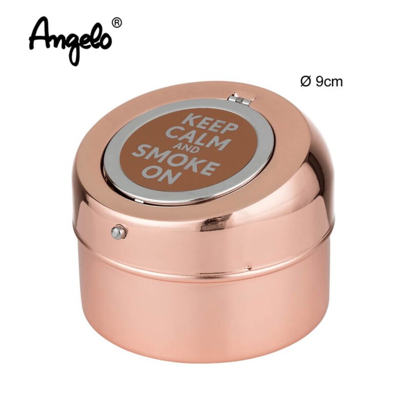 Angelo Metal Cigarette Ashtray Cooper Keep Calm 9cm