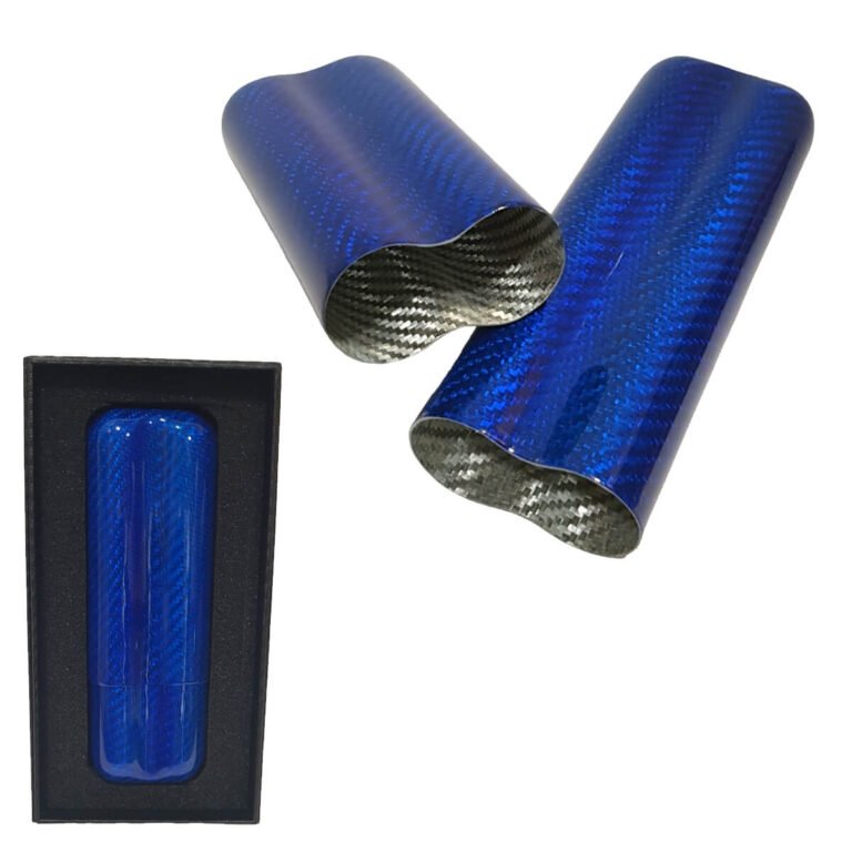 Carbon Fiber Cigar Case for 2 cigars