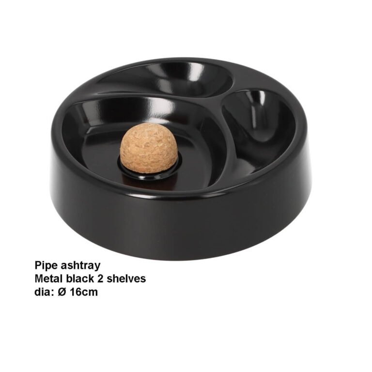 Angelo Metal asthray for 2 pipes