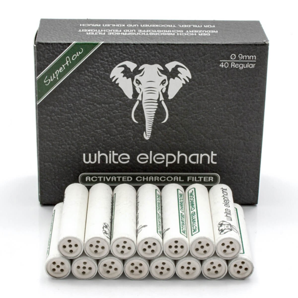 Elephant Active Charcoal Filter 9mm