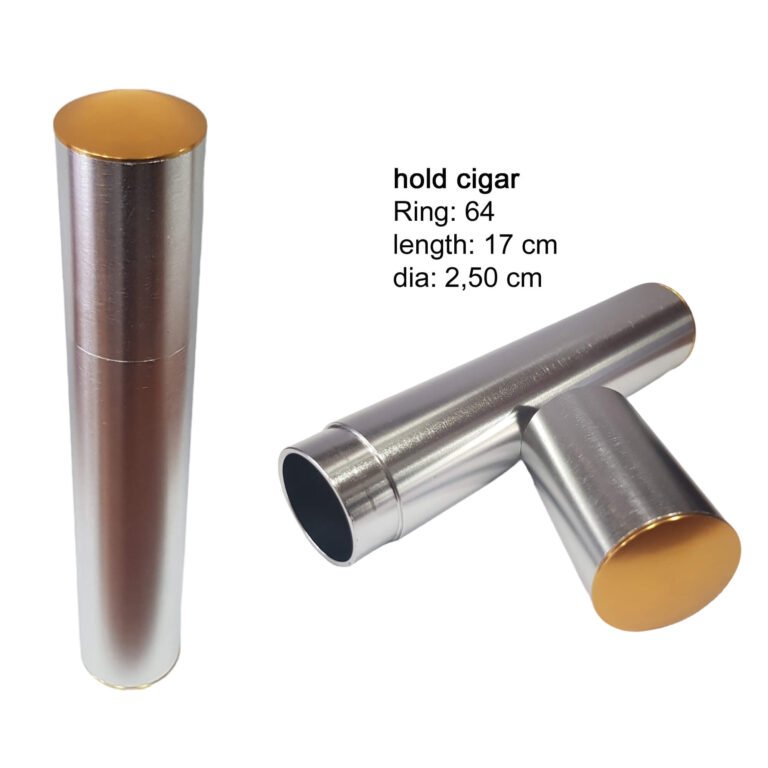 Metal Cigar Case for 1 cigar