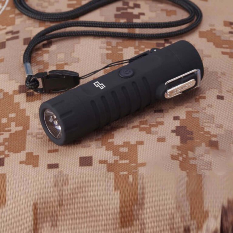 double whaterproof Black flashlighter /GG