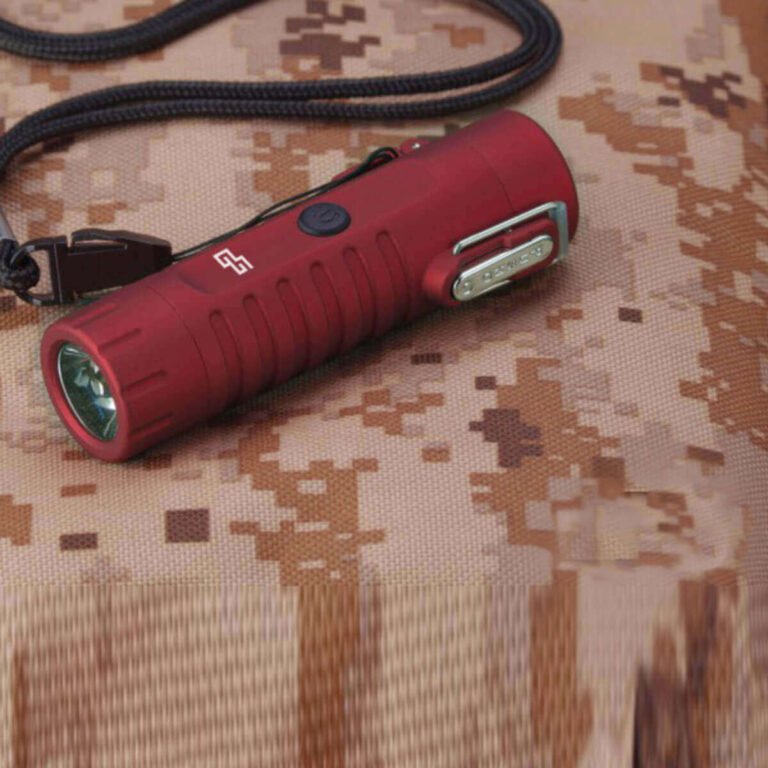 double whaterproof Red flashlighter /GG