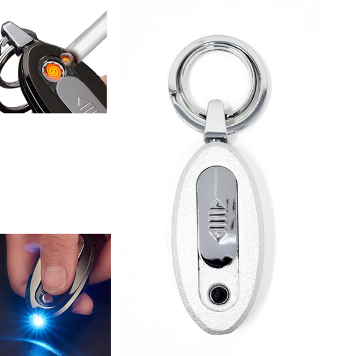 Heat coil silver KeyChain lighter /GG