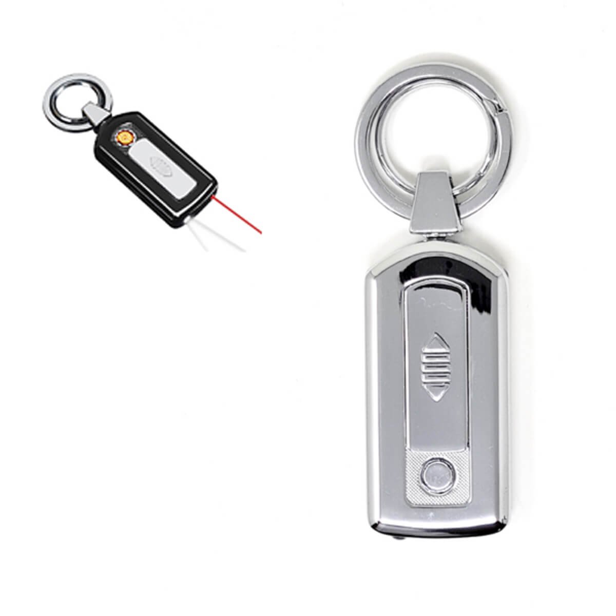 Heat coil silver KeyChain lighter /GG